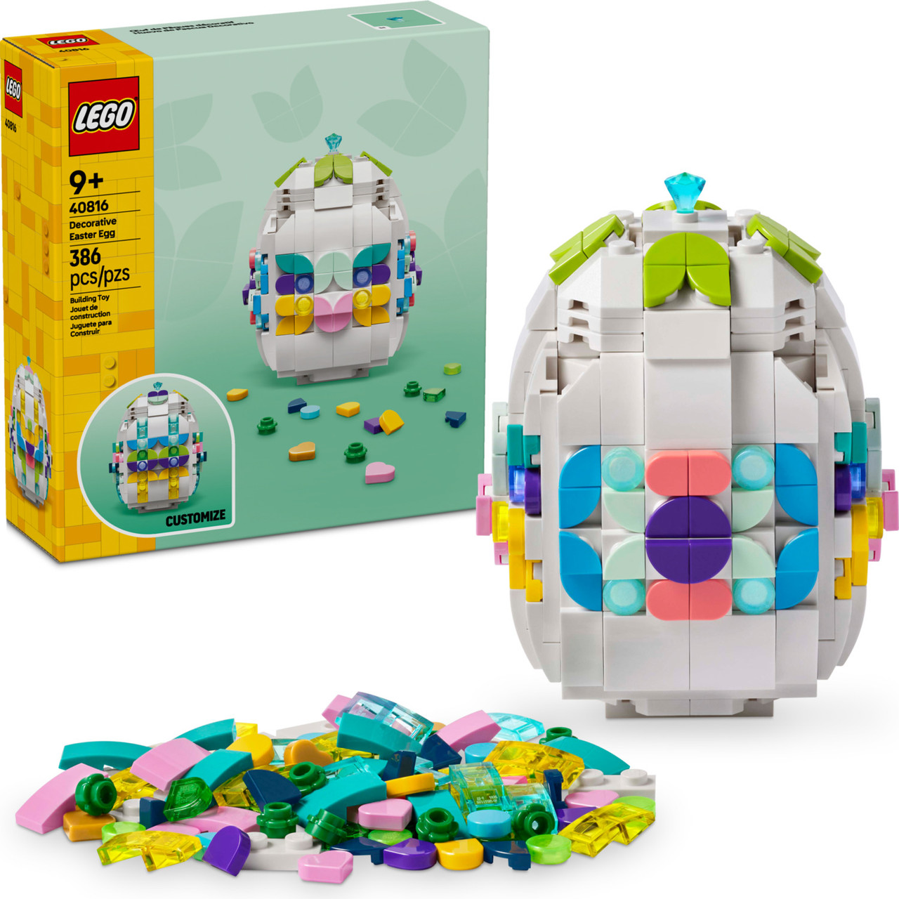 LEGO Iconic: Decorative Easter Egg 1