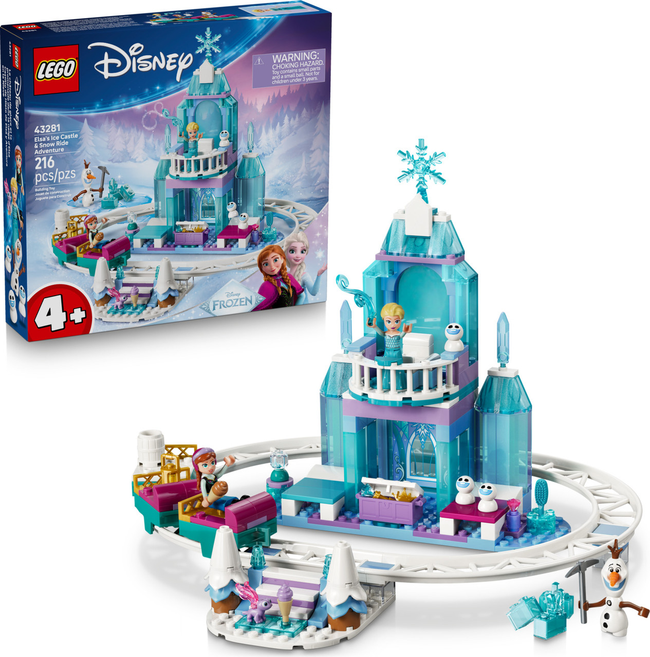 LEGO Disney Princess: Elsa's Ice Castle & Snow Ride Adventure 1