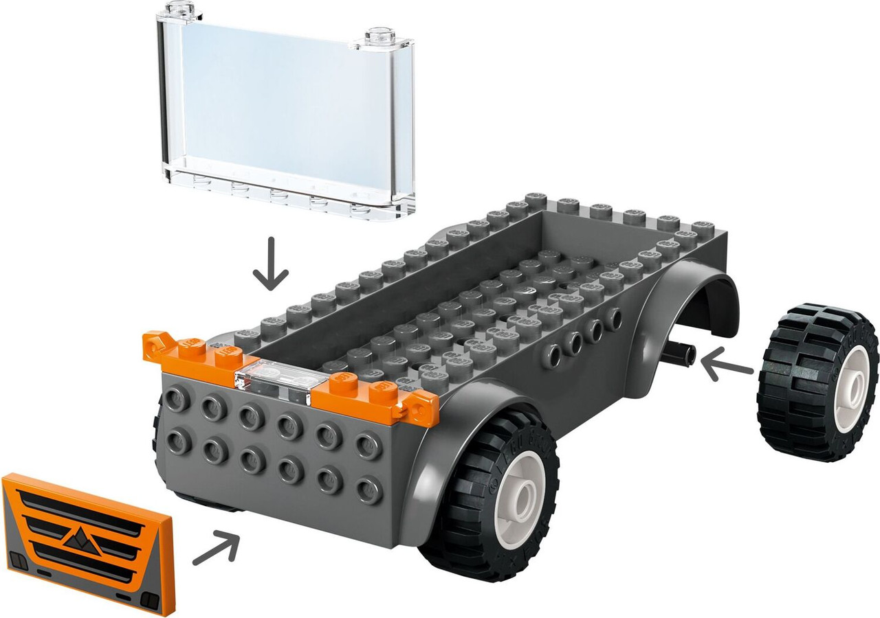 LEGO City Great Vehicles: Motorcycle Transporter 4
