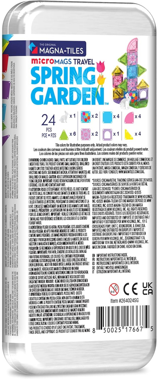 Spring Garden Micro Mags 24 Piece Travel Set