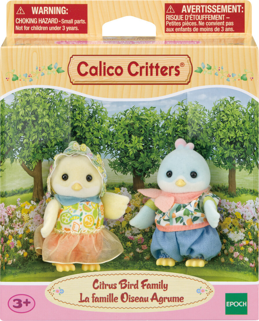 Calico Critters Bl Citrus Bird Family 2