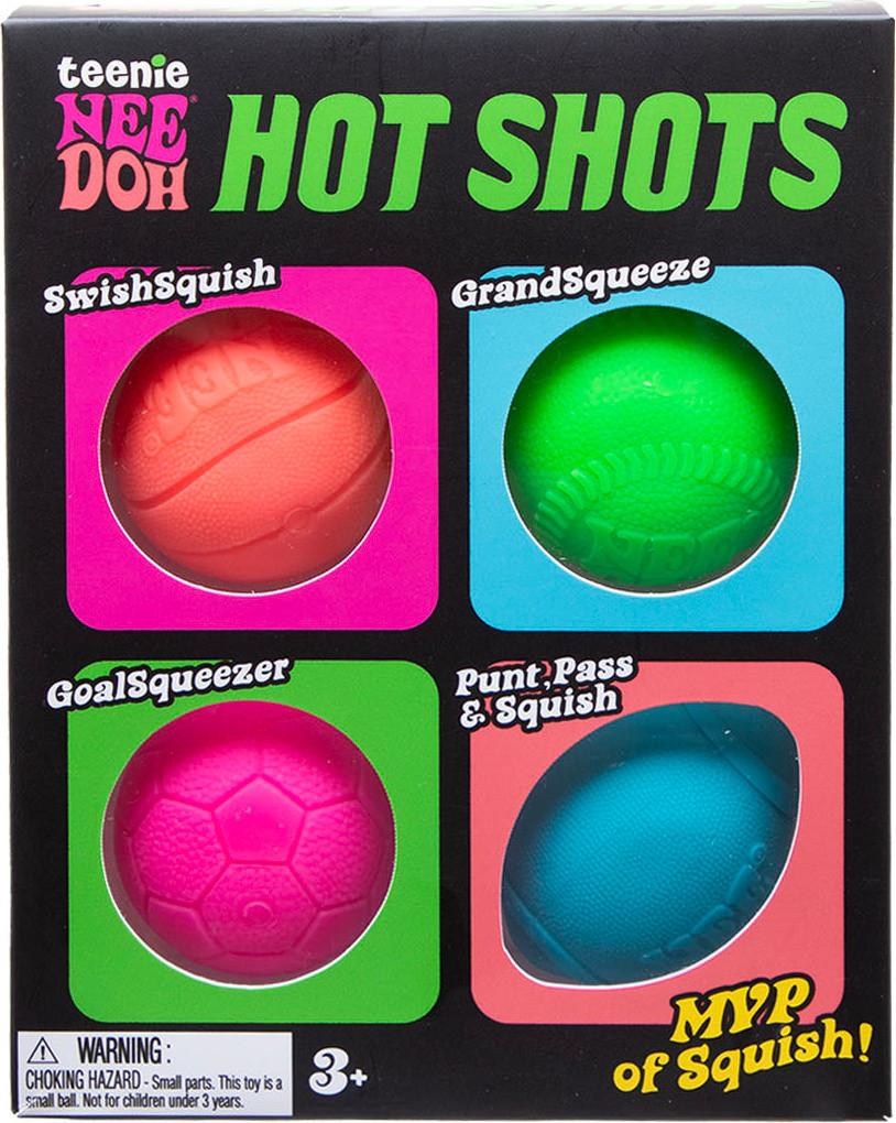 NeeDoh Hot Shot Teenie - 4 pack (assorted) 1