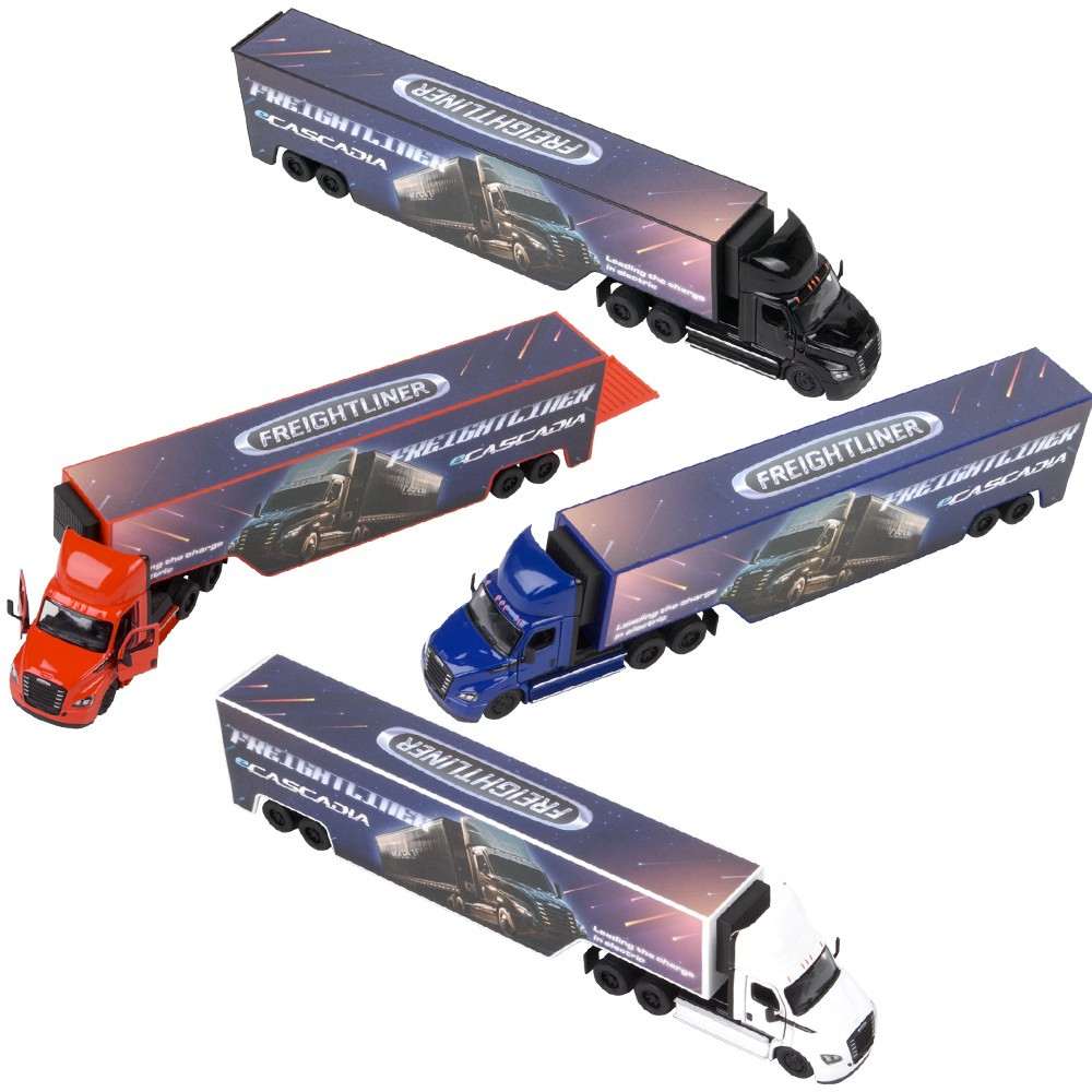 Freightliner Ecascadia With Container Die Cast