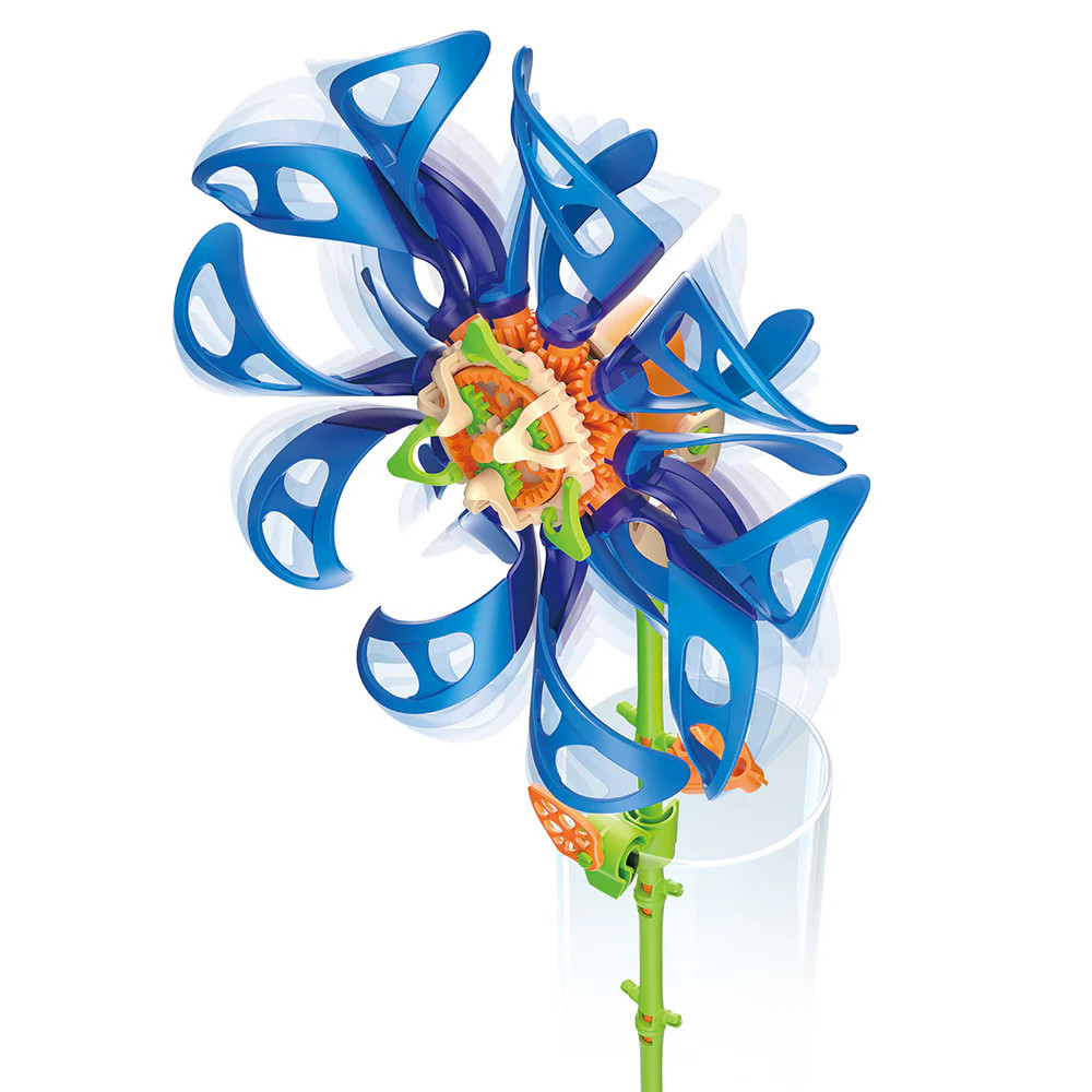 Sapphire Swirl Solar Flower - PlayMatters Toys