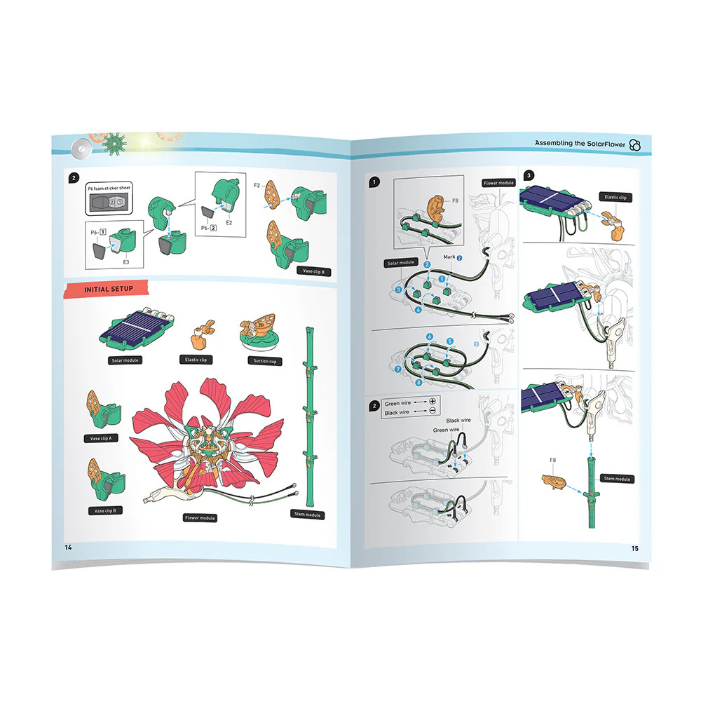 Ruby Ripple Solar Flower