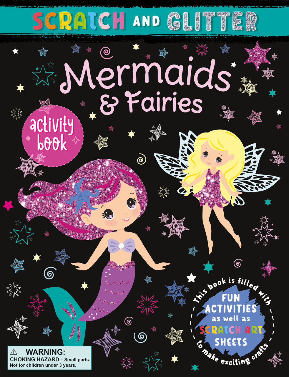 Mermaid And Faires Scratch And Glitter