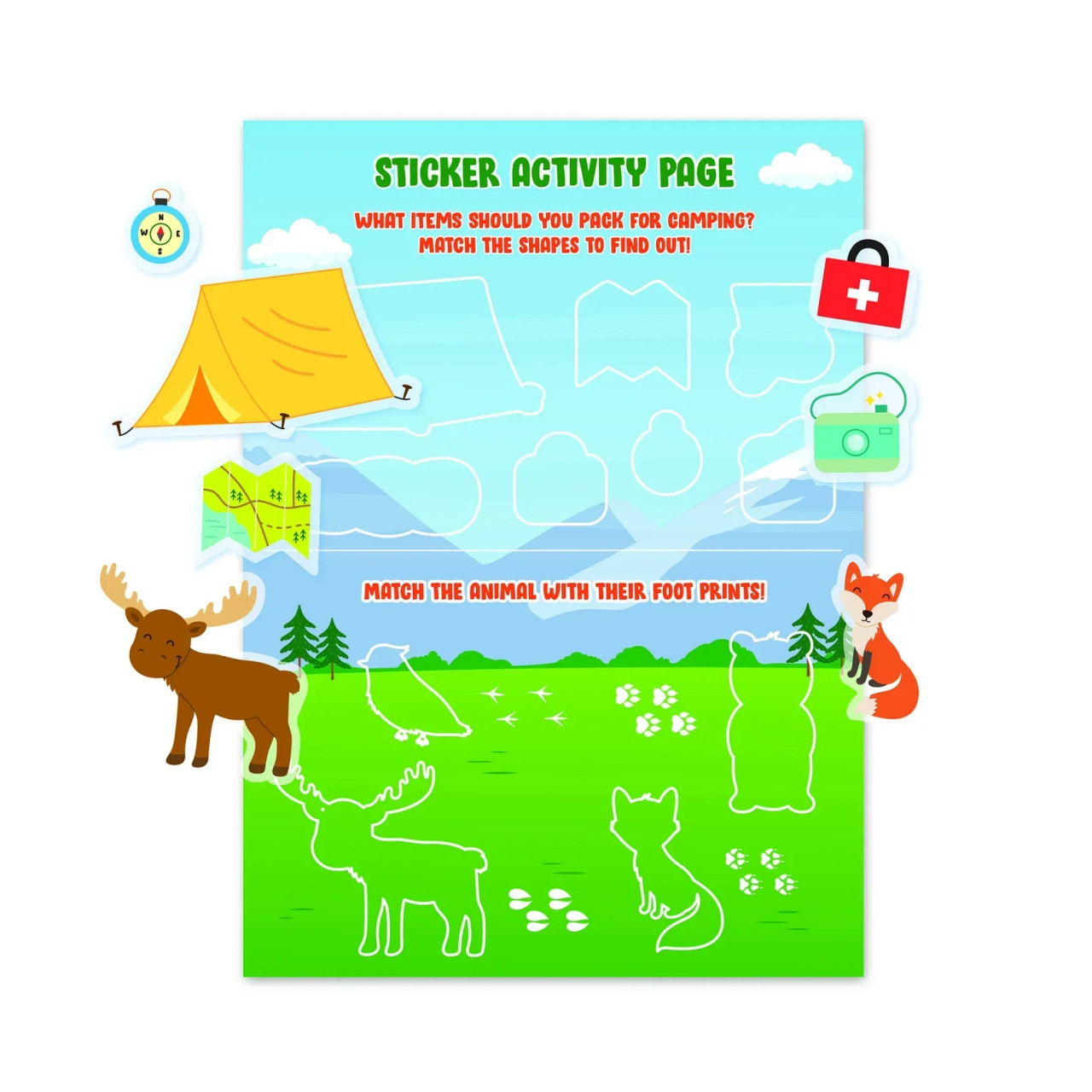 Camping Crew Sticker Magic