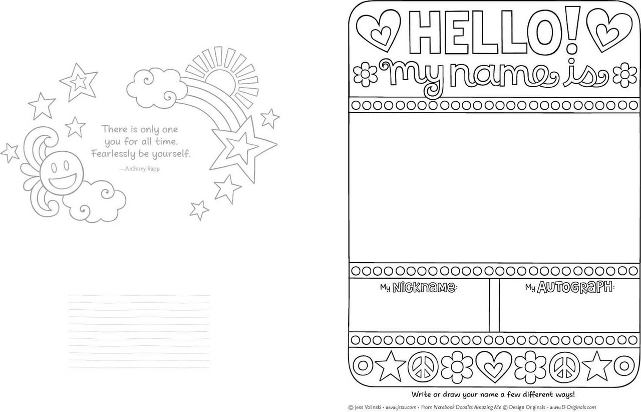 Notebook Doodles Amazing Me 3