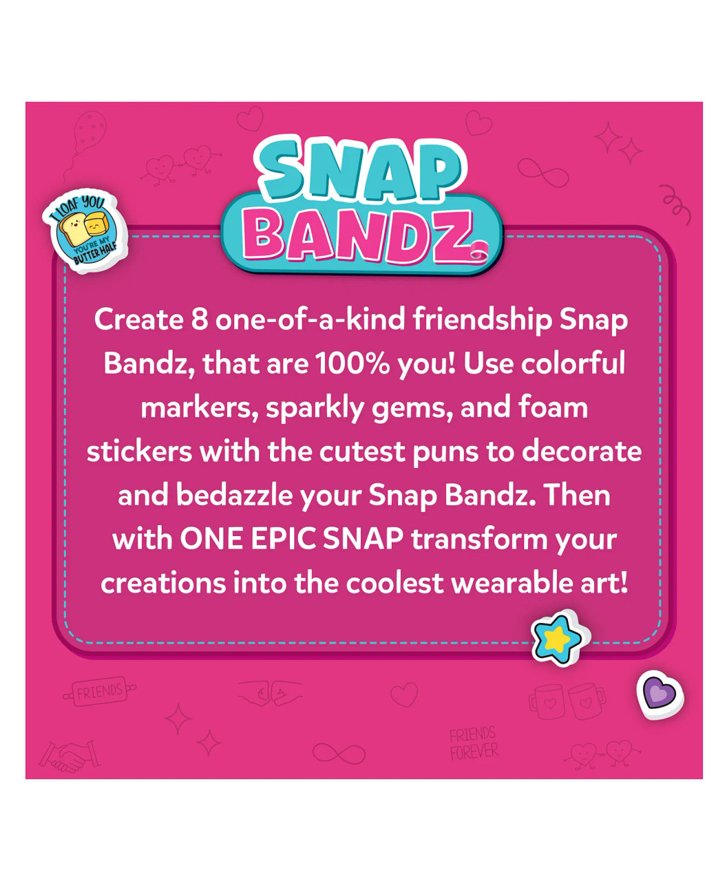 Friendship Bands Snap Bandz