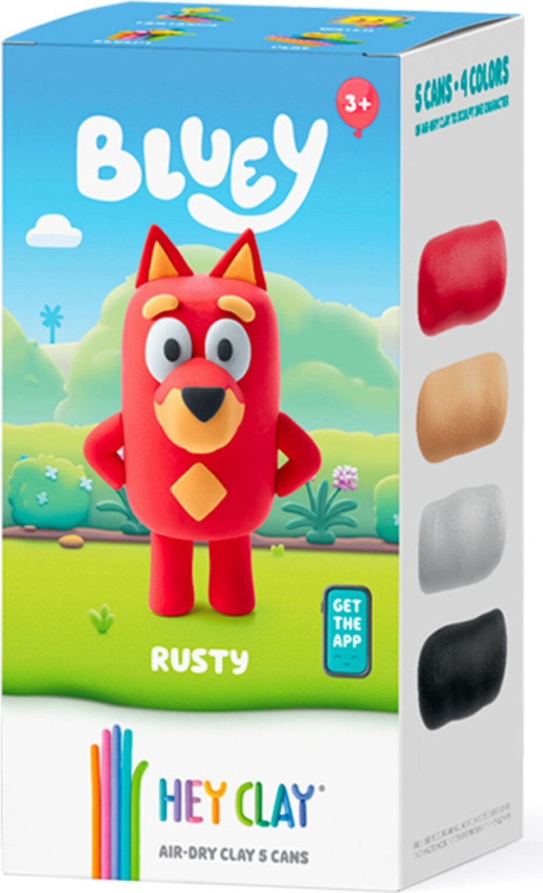 Hey Clay Bluey Single Character Set (assorted) 3