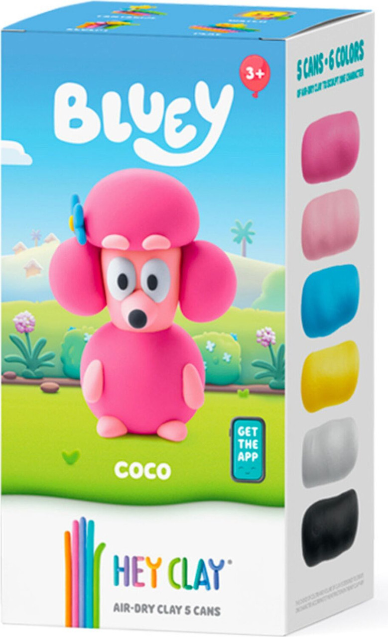 Hey Clay Bluey Single Character Set (assorted) 4