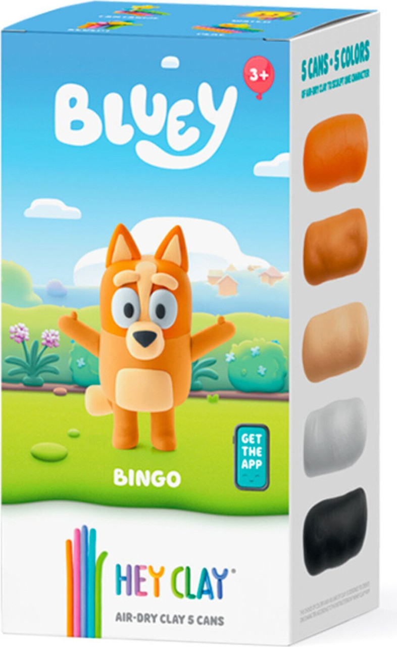 Hey Clay Bluey Single Character Set (assorted) 5