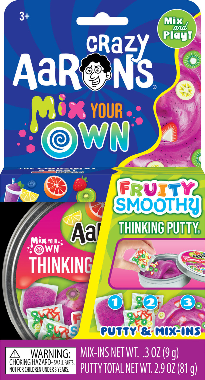 Fruity Smoothy - Mix It Full Size 4\" Thinking Putty Tin 1