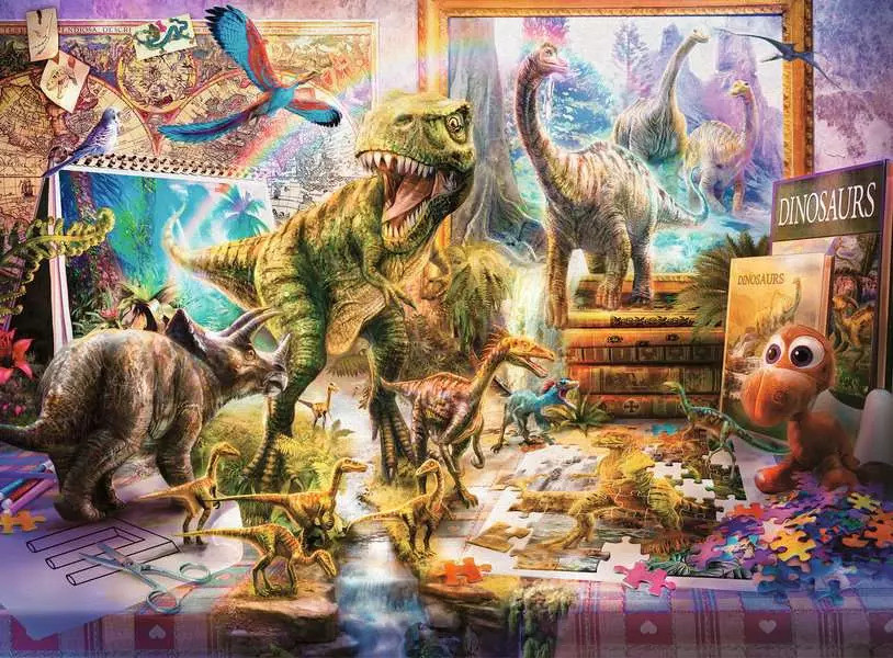 Dinosaur Escape 100 pc Puzzle 2