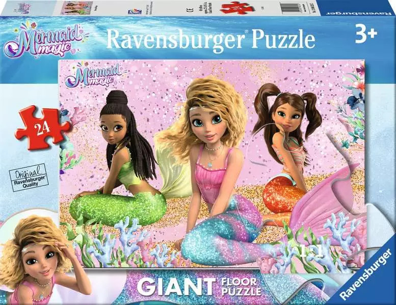 Mermaid Magic 24 Piece Floor Puzzle