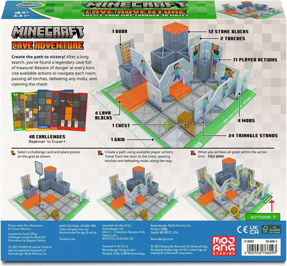 Minecraft Cave Adventure Puzzle (Logic game) 2