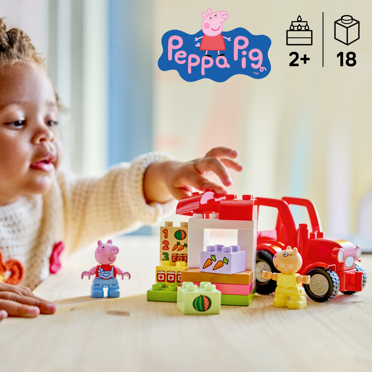 LEGO DUPLO Peppa Pig: Tractor and Market 3