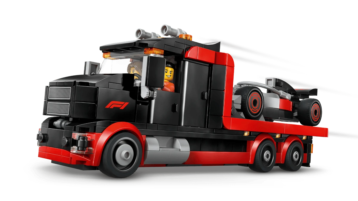 F1 Display Truck With Audi F1 Race Car