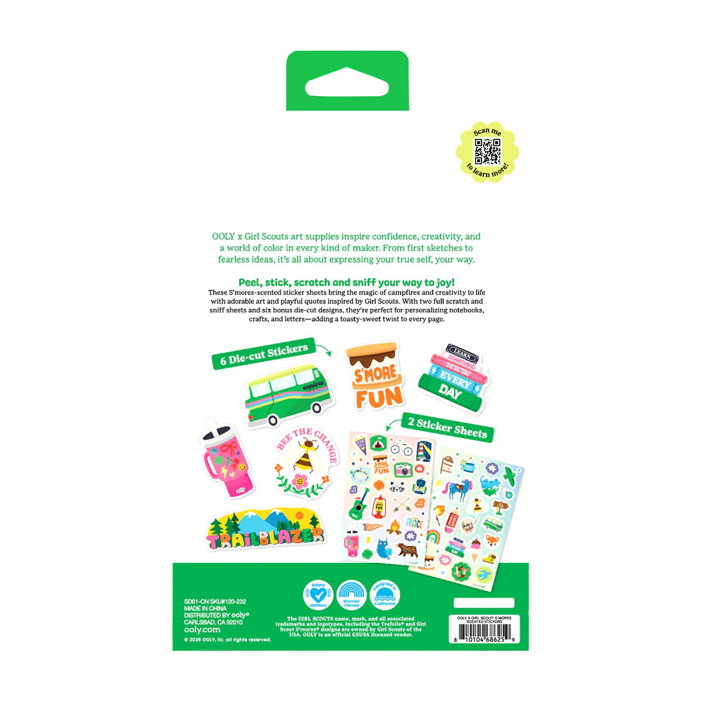 Girl Scouts Smores Scented Stickers