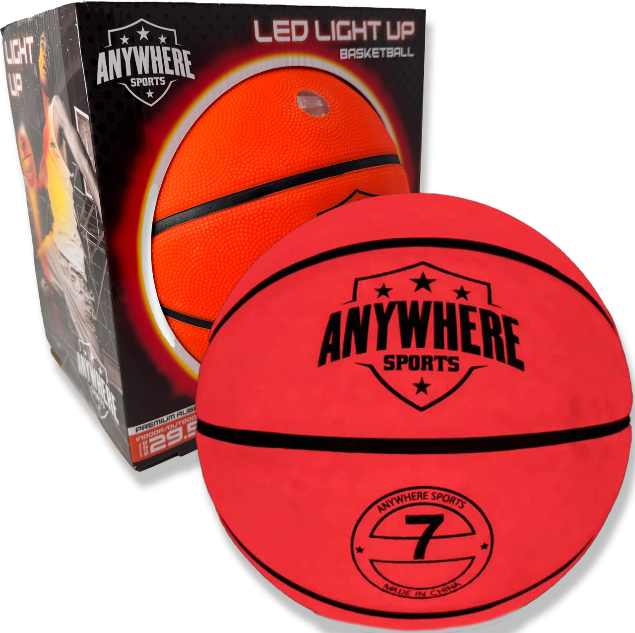 Pro Glow Light-Up Basketball No. 7 Size 1