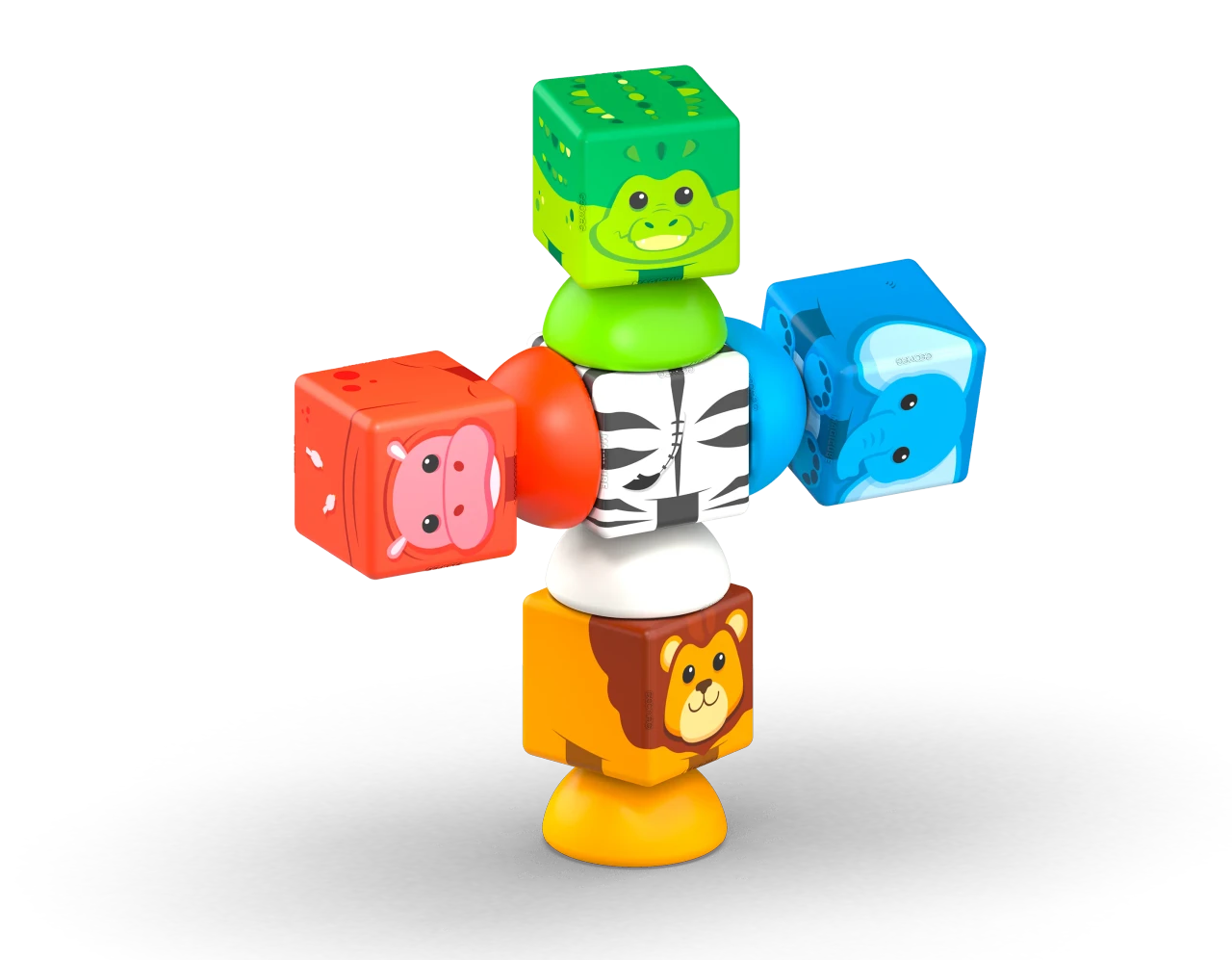 Magicube Magic Stacking Safari Animals 10 Pcs Set