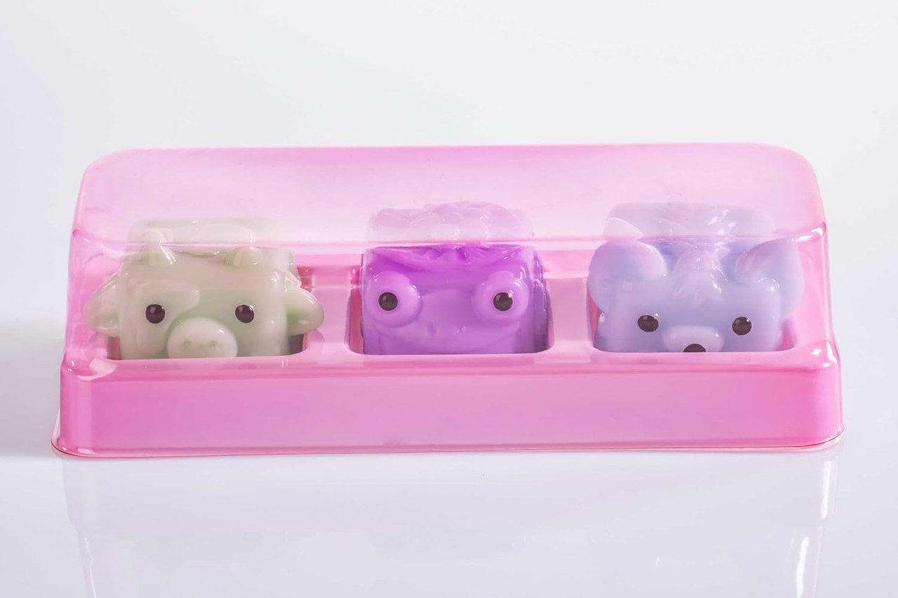 Mushykinz Mystery 3 Pack Squishy Collectible Figure