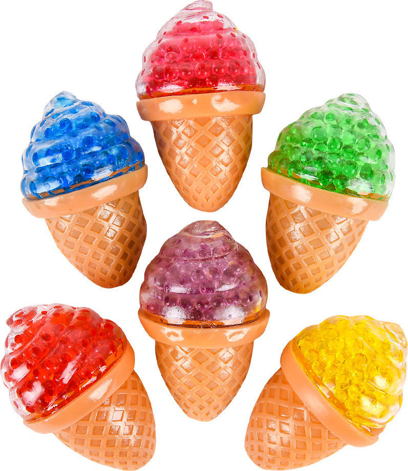 3.5\" Squeezy Bead Ice Cream Cone 5