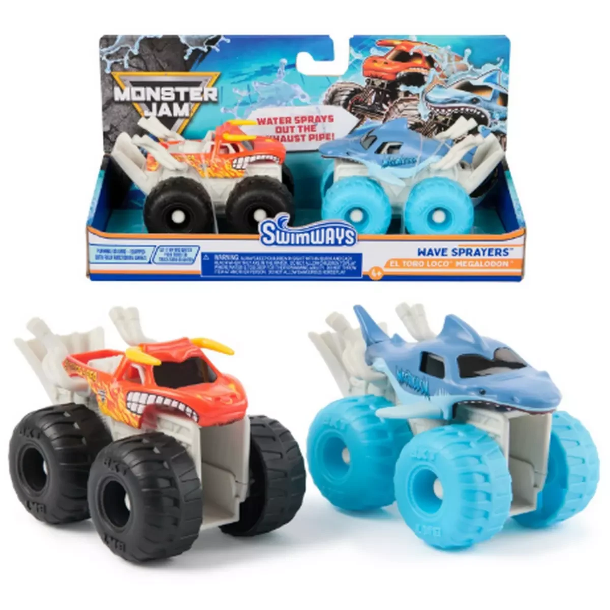 Swimways Wave Sprayers El Toro Loco And Megolodon