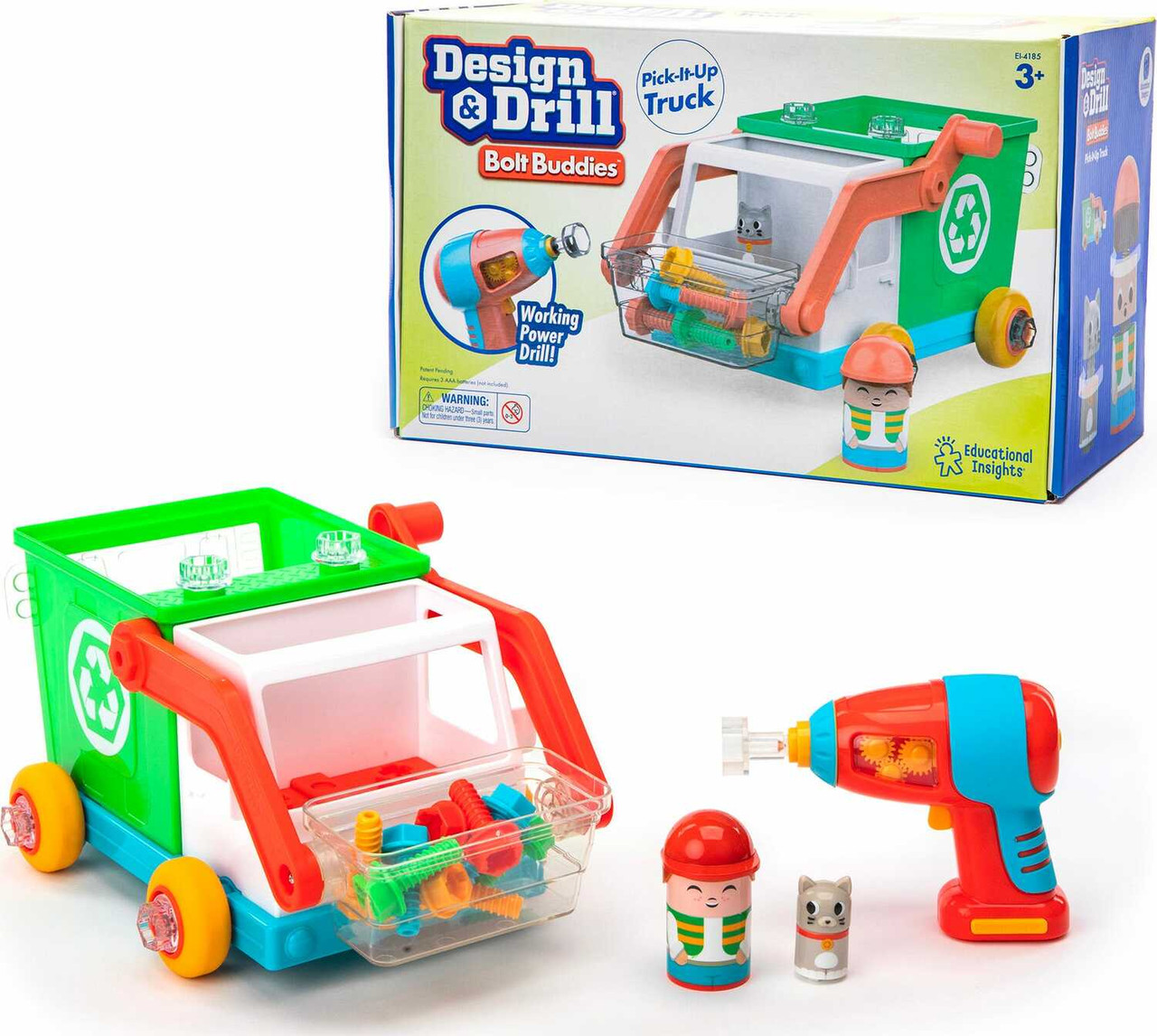 Design and Drill® Bolt Buddies® Recycling Truck 1