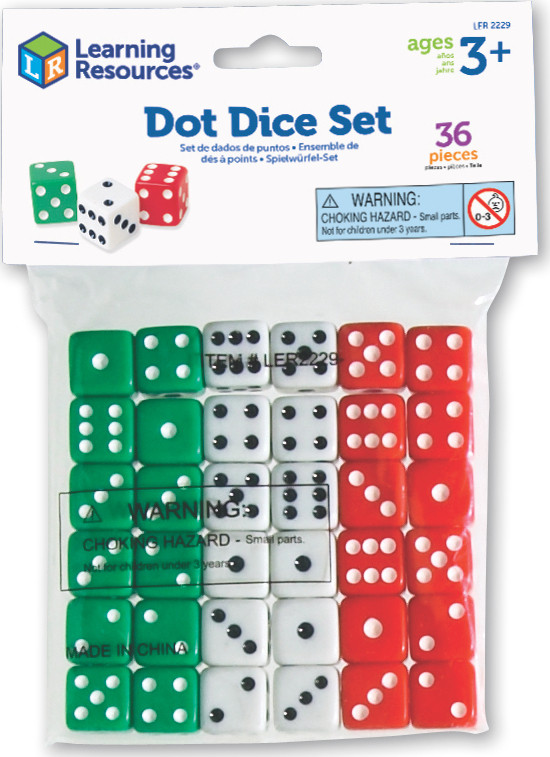 Dot Dice Set of 36 5