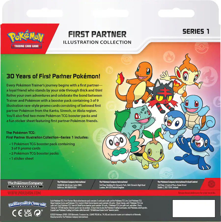 Pokemon First Partner Illustrated Collection