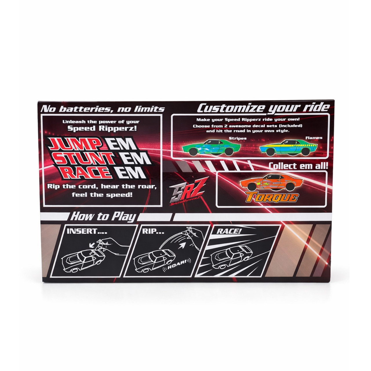 Orange Nitro Muscle Car Speed Ripperz - PlayMatters Toys