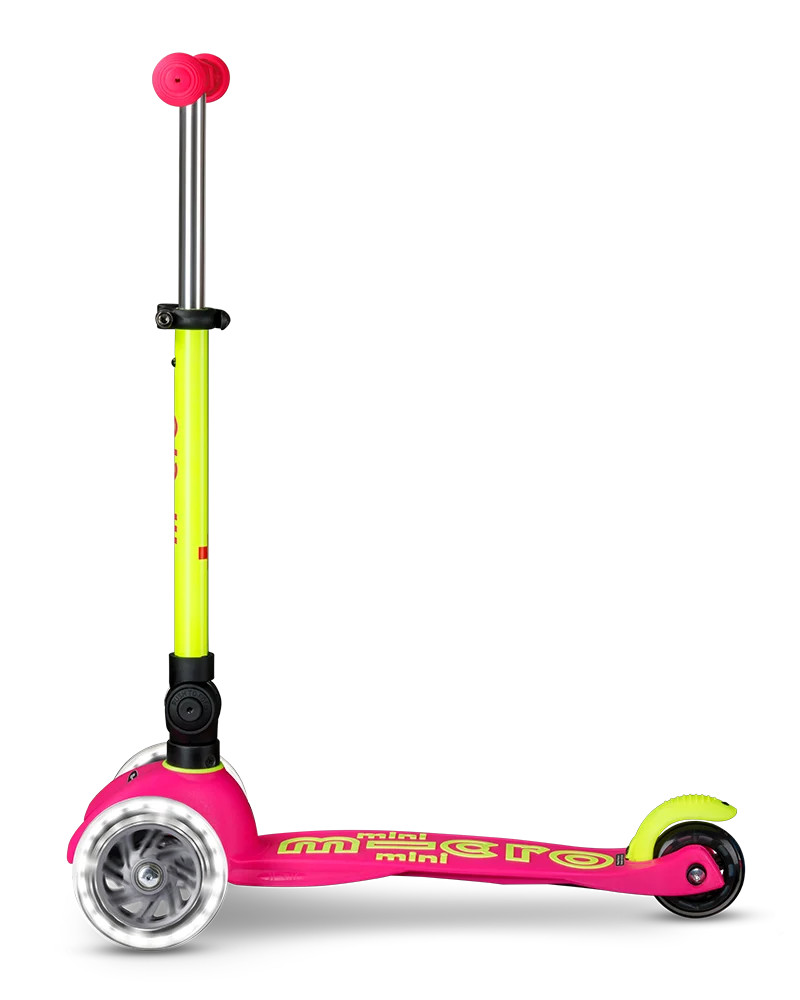 Mini Deluxe Foldable Led Neon Flamingo Yellow