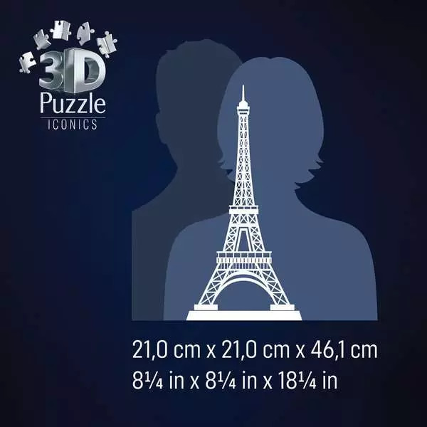 Iconics 3d Eiffel Tower Night Edition