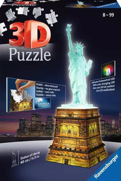 Iconcis 3d Statue Of Liberty Night Edition