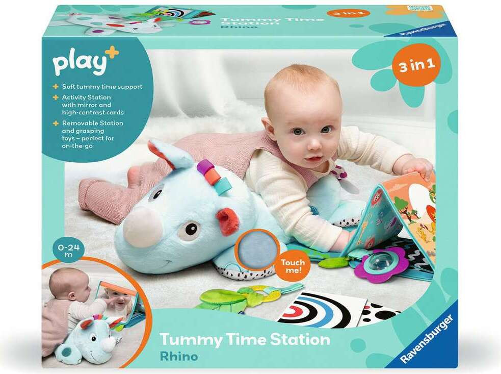 Tummy Time Station: Rhino 1