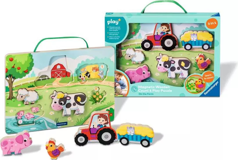 On The Farm Wooden Puzzle