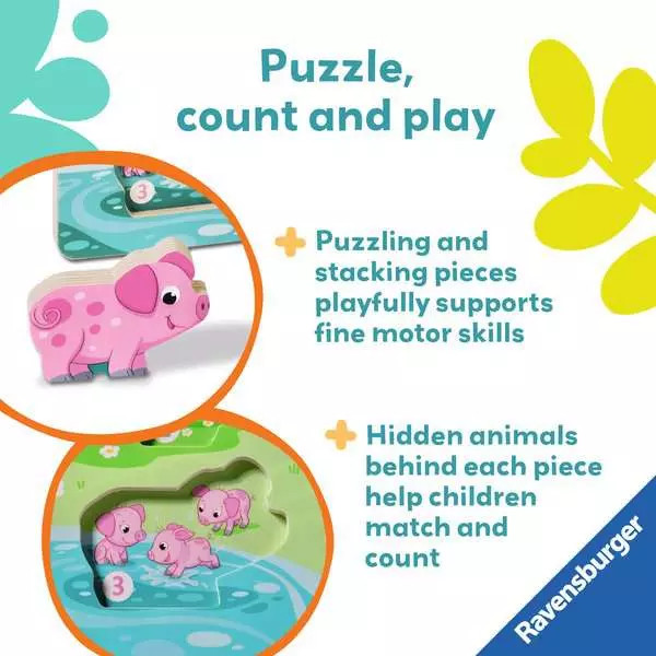 On The Farm Wooden Puzzle