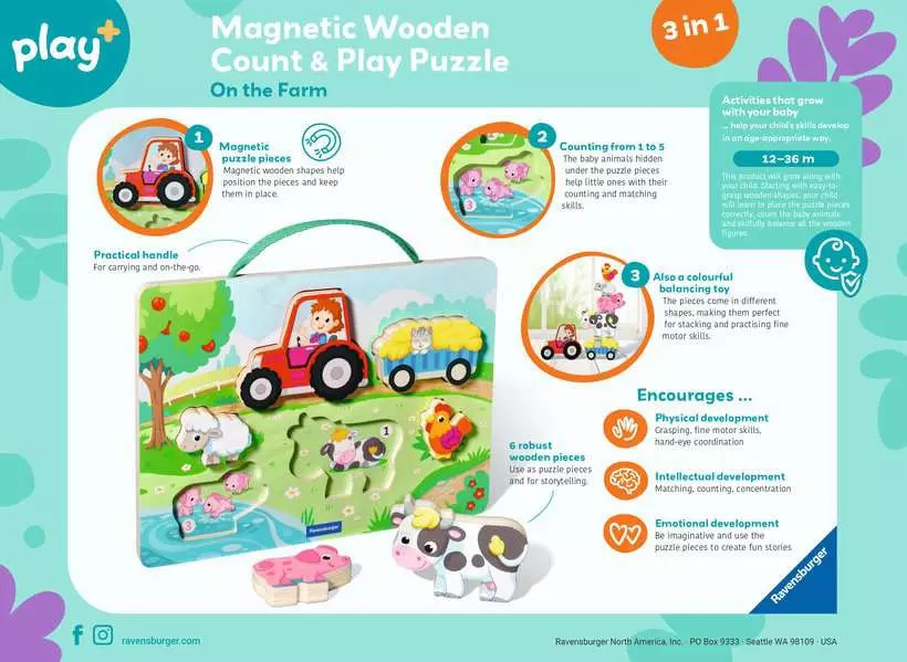 On The Farm Wooden Puzzle