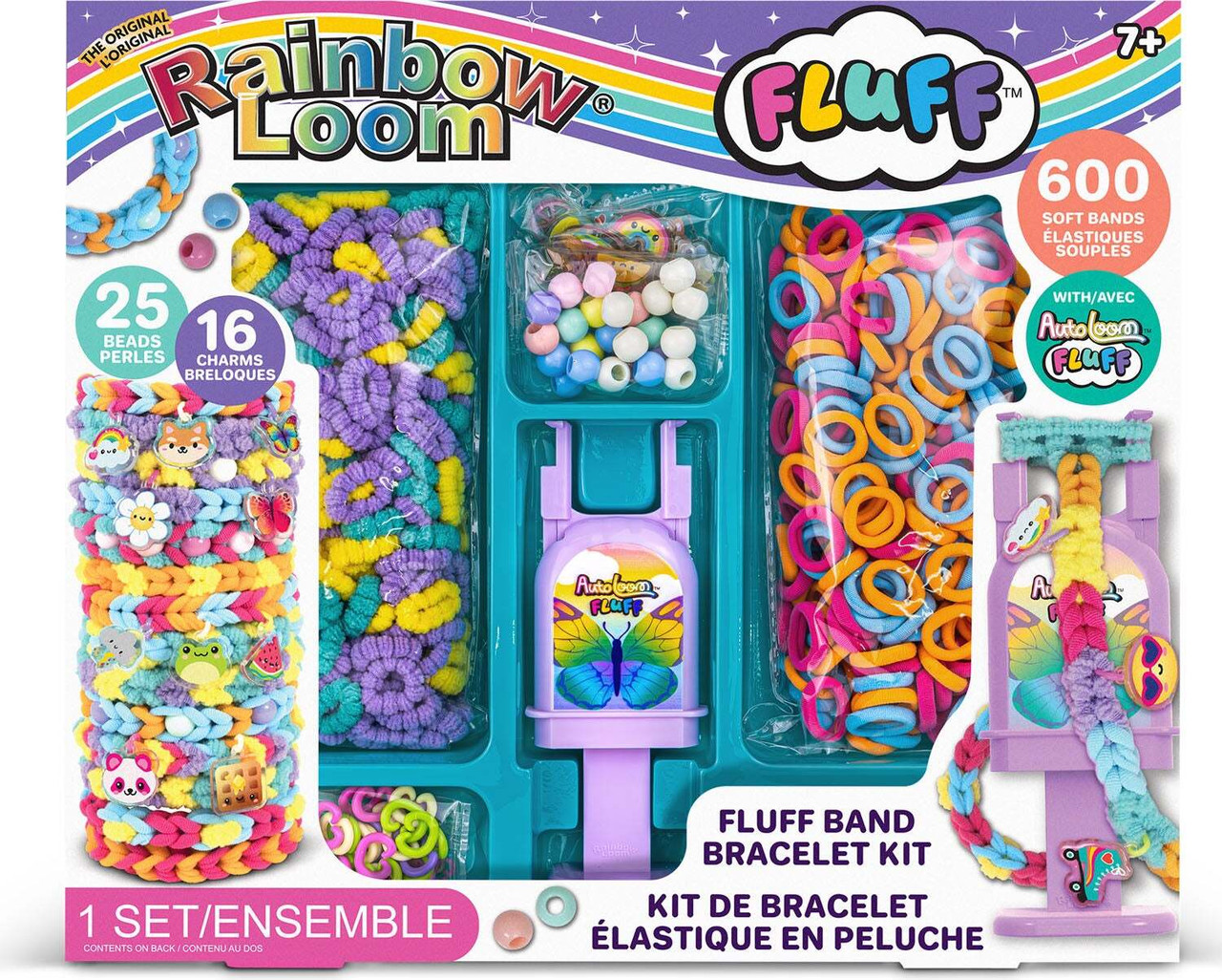 Rainbow Loom Fluff Band Bracelet Kit 1