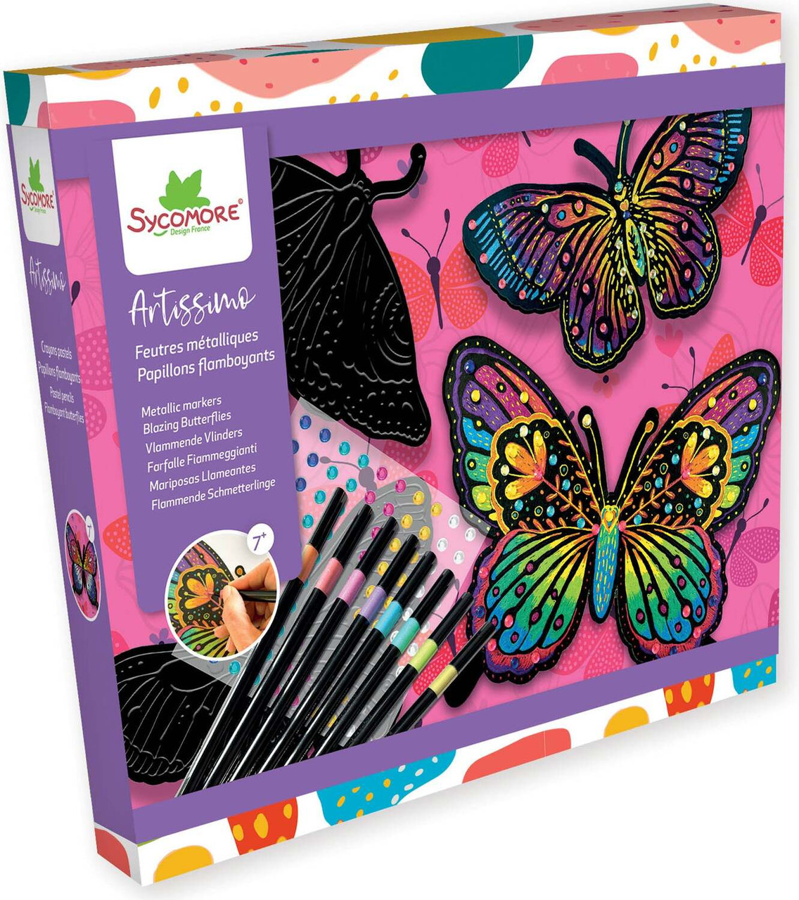 Sycomore Metallic Markers Blazing Butterflies 3