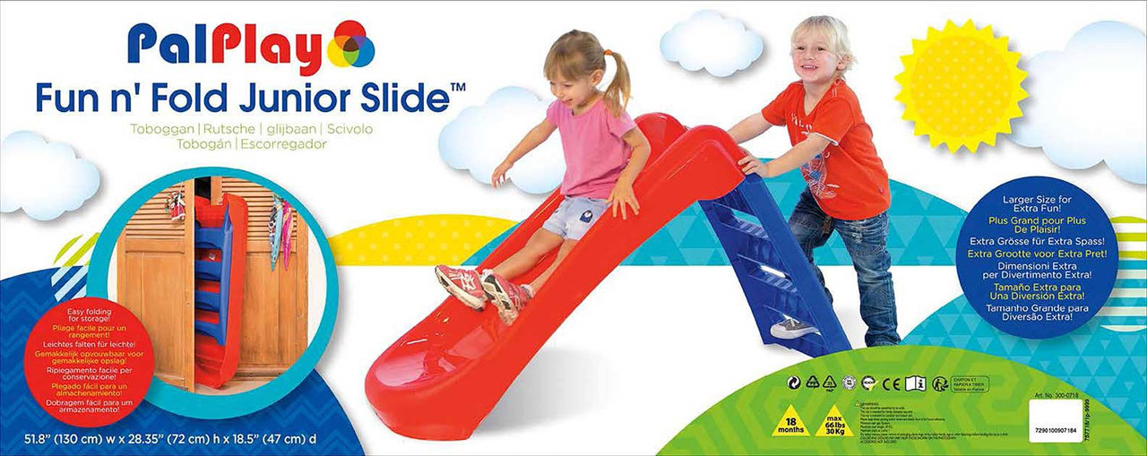 Palplay Folding Slide - Red/Blue 5