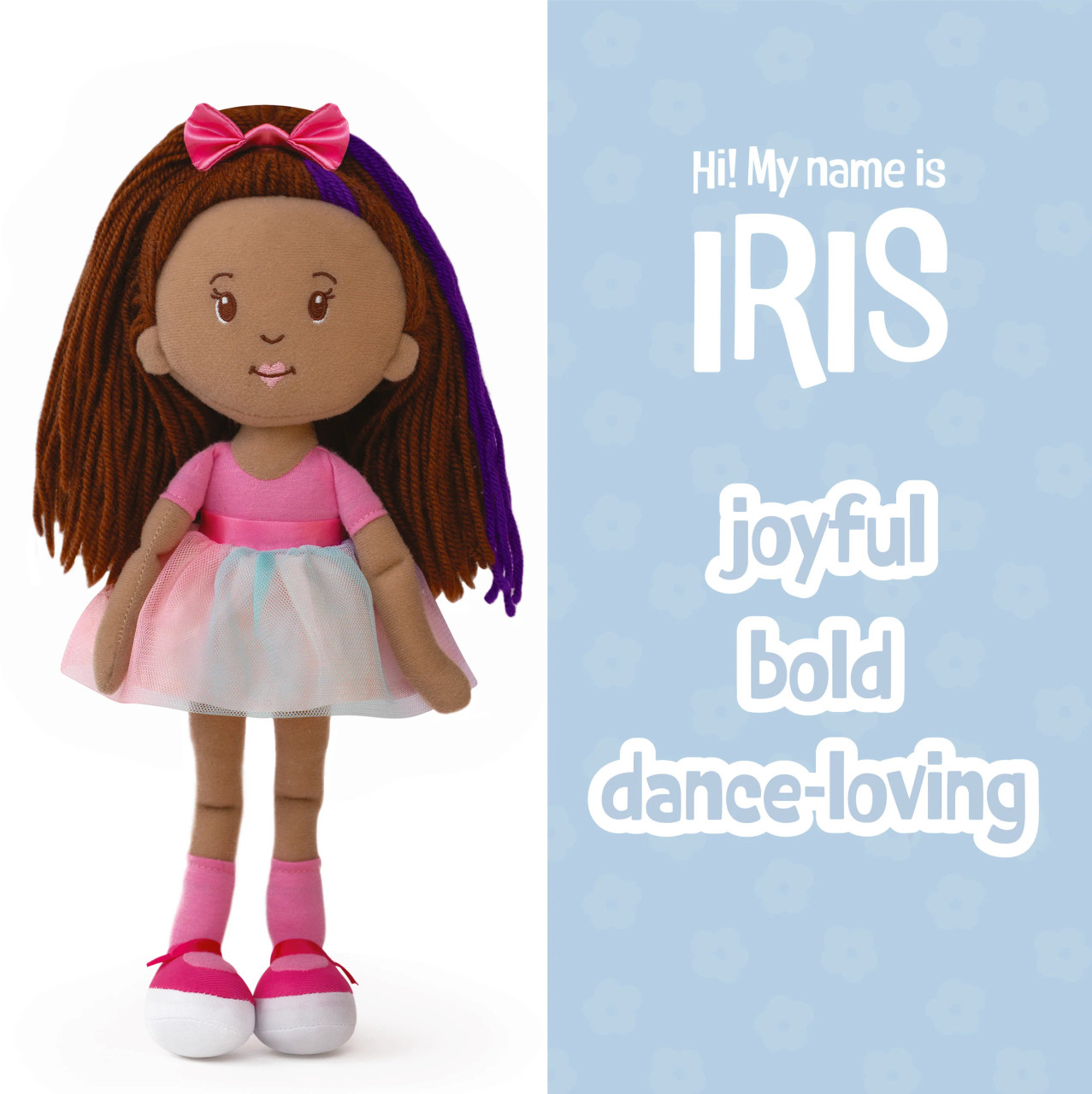 Groovy Girls Iris Brown Hair Beige Skin