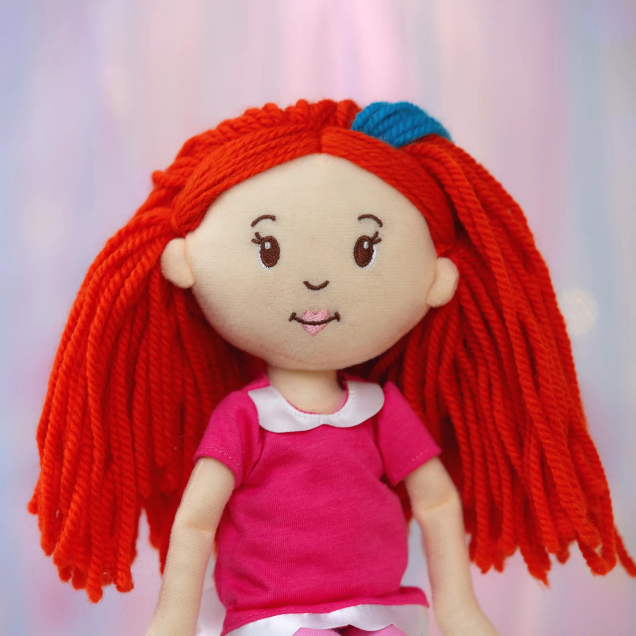 Groovy Girl Poppy Red Hair With Peach Skin
