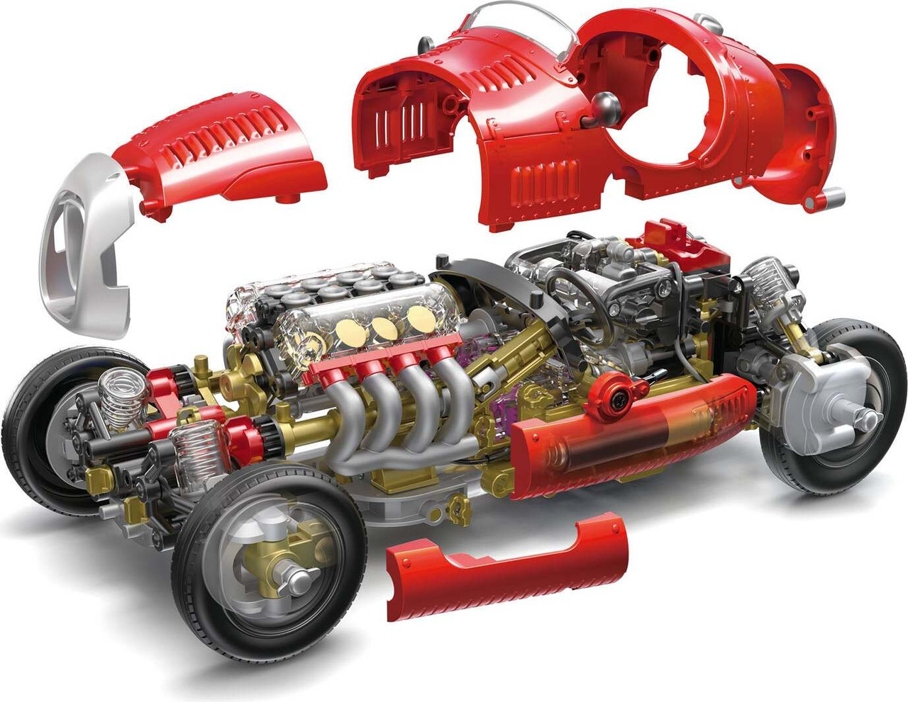 Thames & Kosmos V8 Race Car 2