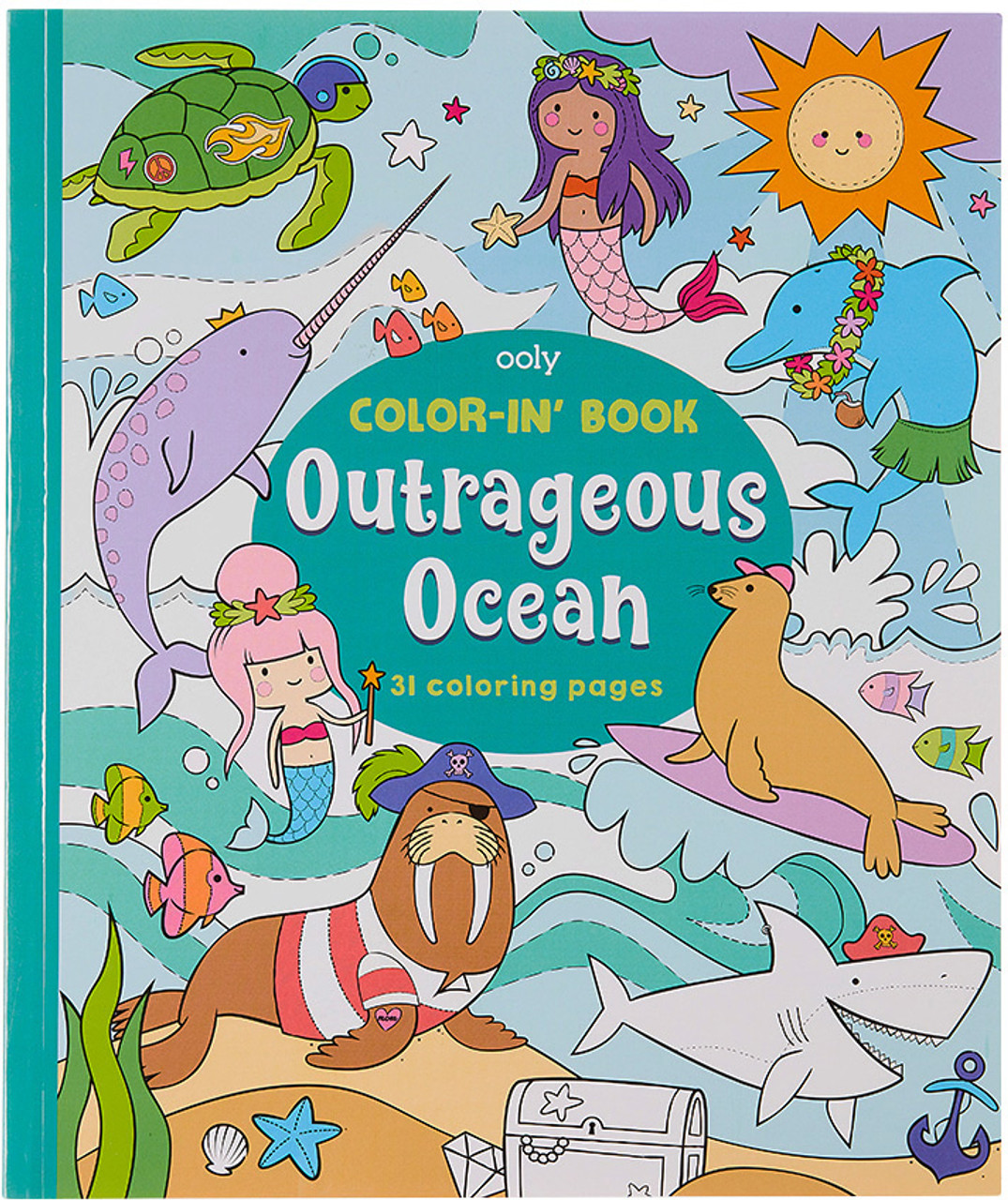 Color-In' Book - Outrageous Ocean 1