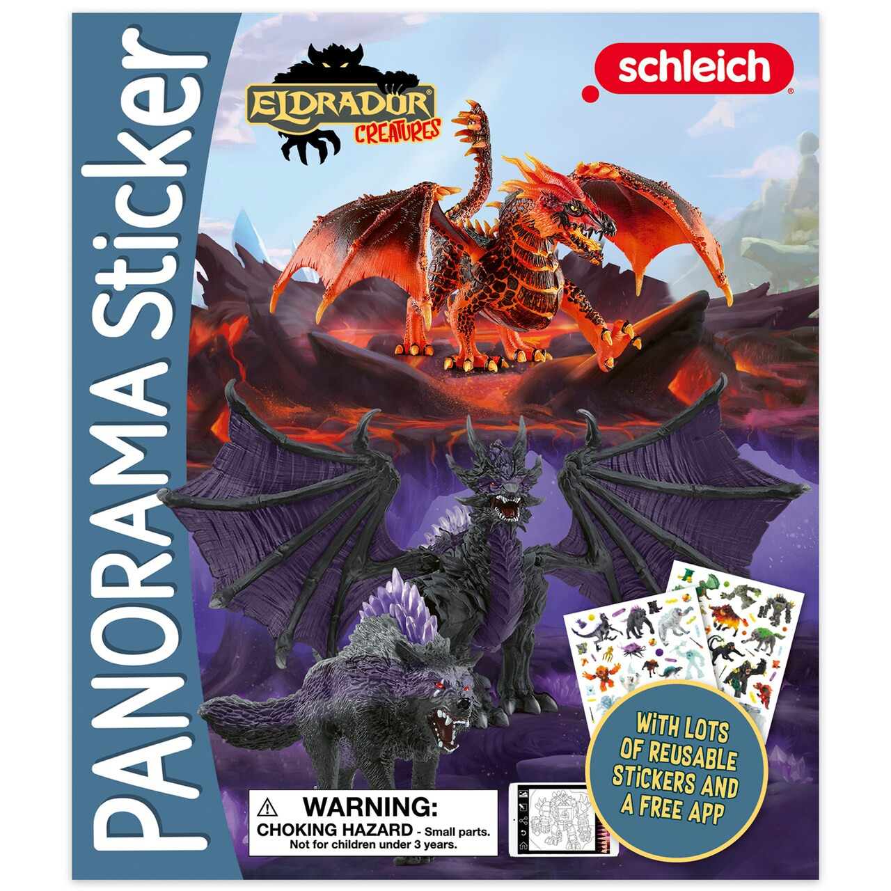 Schleich Dragon Panarama Sticker Book