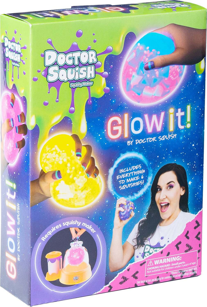 Doctor Squish Squishy Pack Refill, Glow-It Edition 1