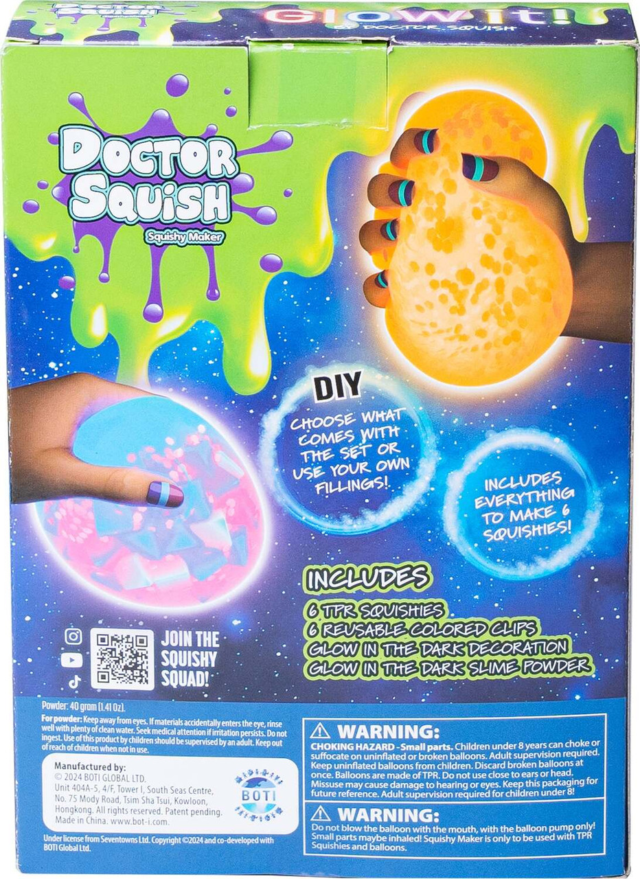 Doctor Squish Squishy Pack Refill, Glow-It Edition 3