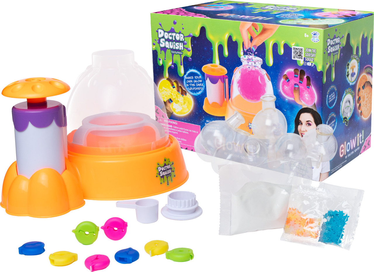 Dr Squish Squishy Maker Station, Glow It Edition 5
